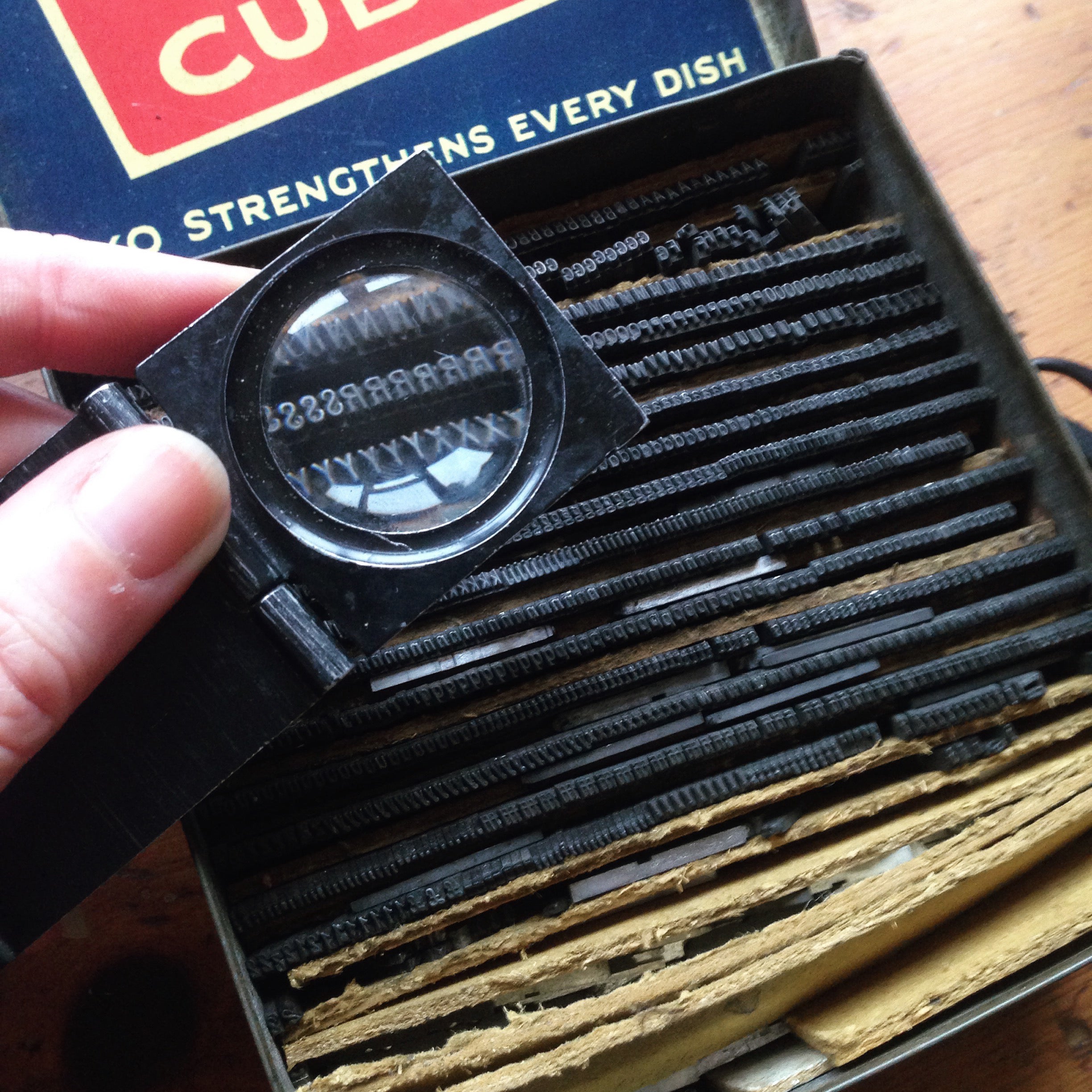 Santa Maze letterpress greetings card, grey