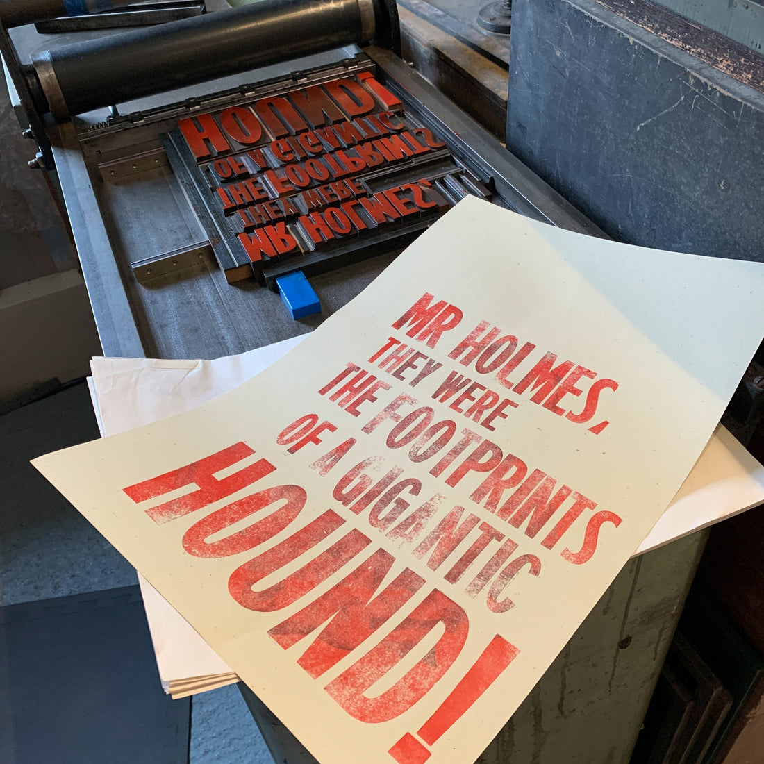 First letterpress workshop for years!