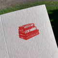 Books greeting card