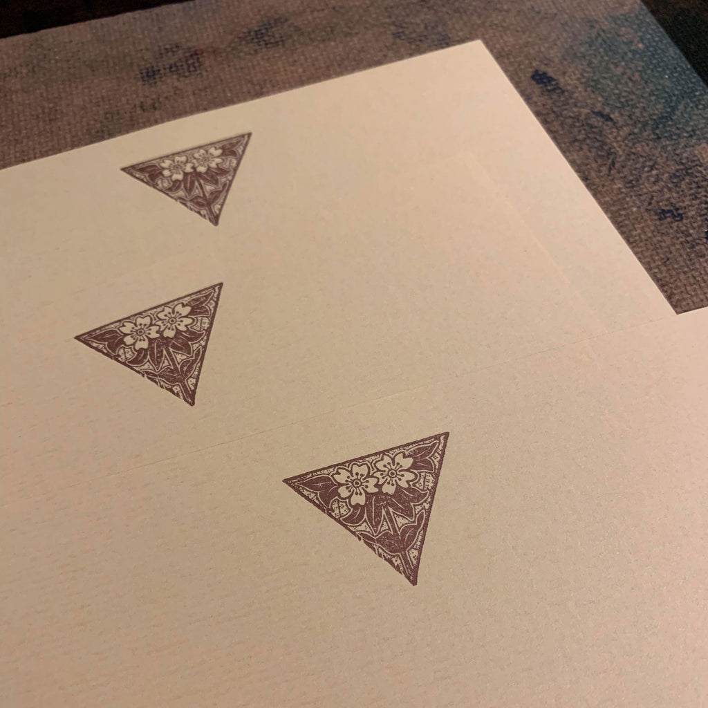 Letterpress notepaper set bundle