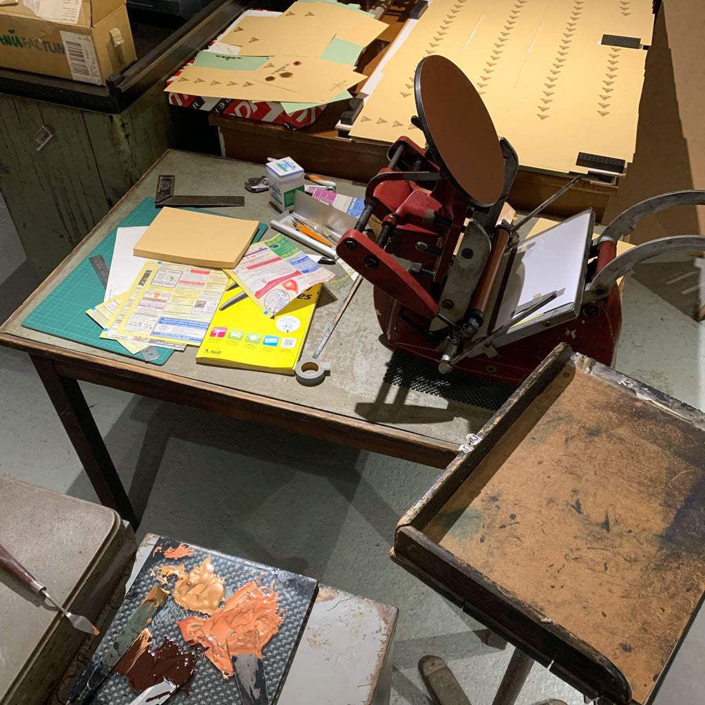 Letterpress notepaper set bundle