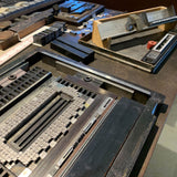 Ornamentation for the Nation letterpress print