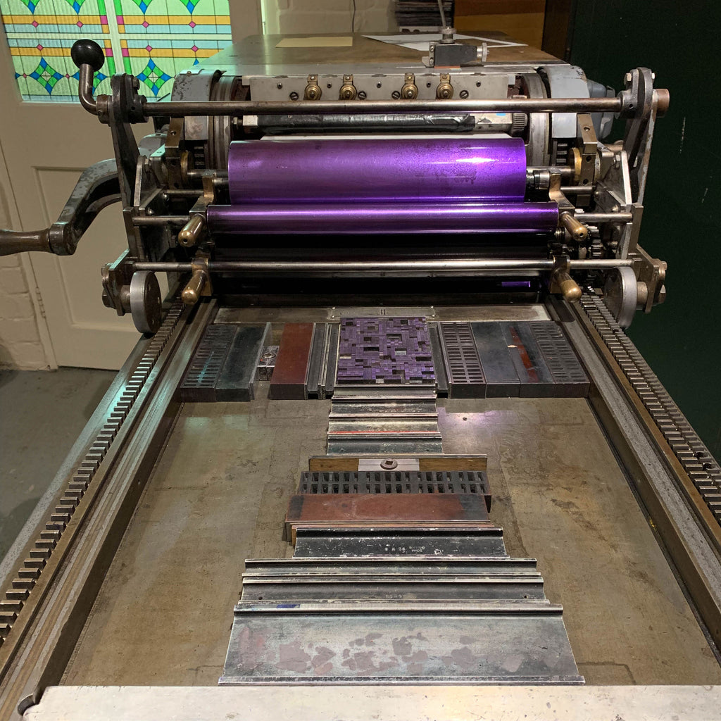 Fruit Pastilles A5 limited edition letterpress print