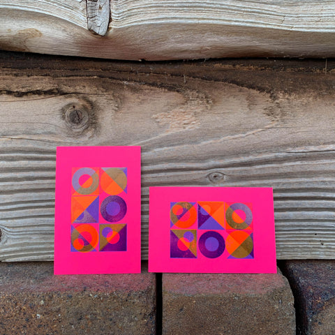Process over perfection letterpress print