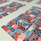 R&B A5 limited edition letterpress print