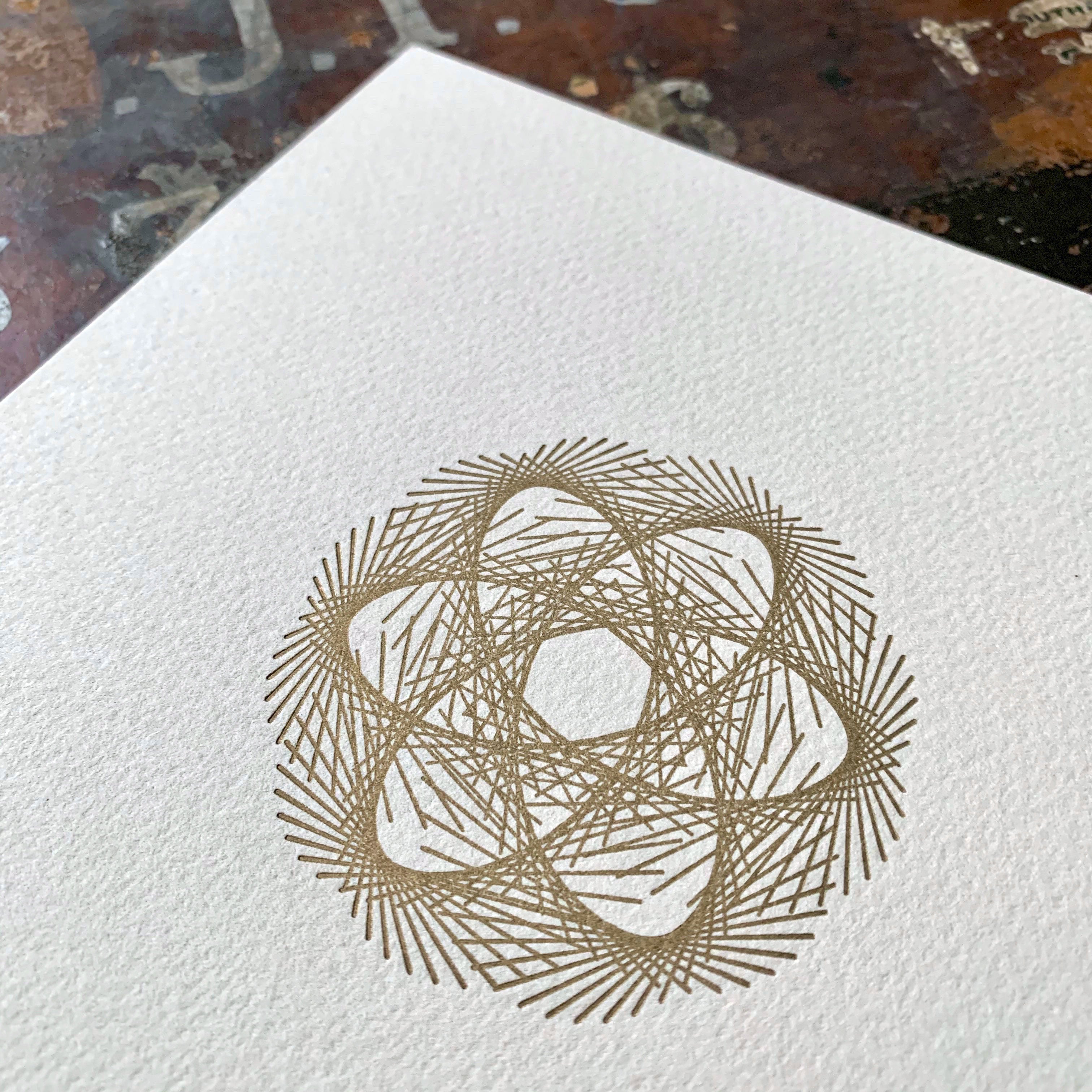 Revolution No. 4 letterpress print