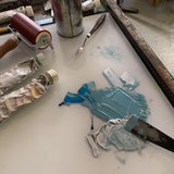 The Exclamatids letterpress print