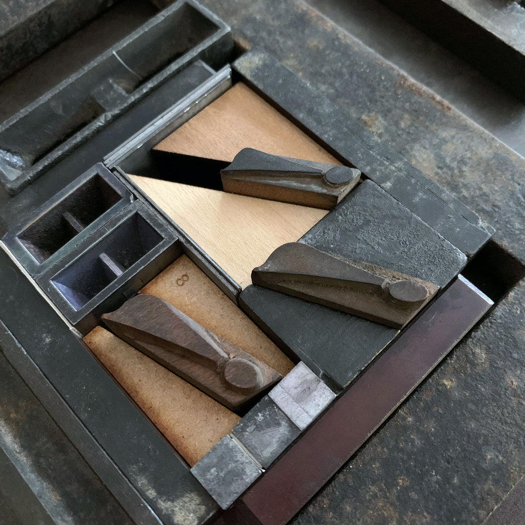 The Exclamatids letterpress print