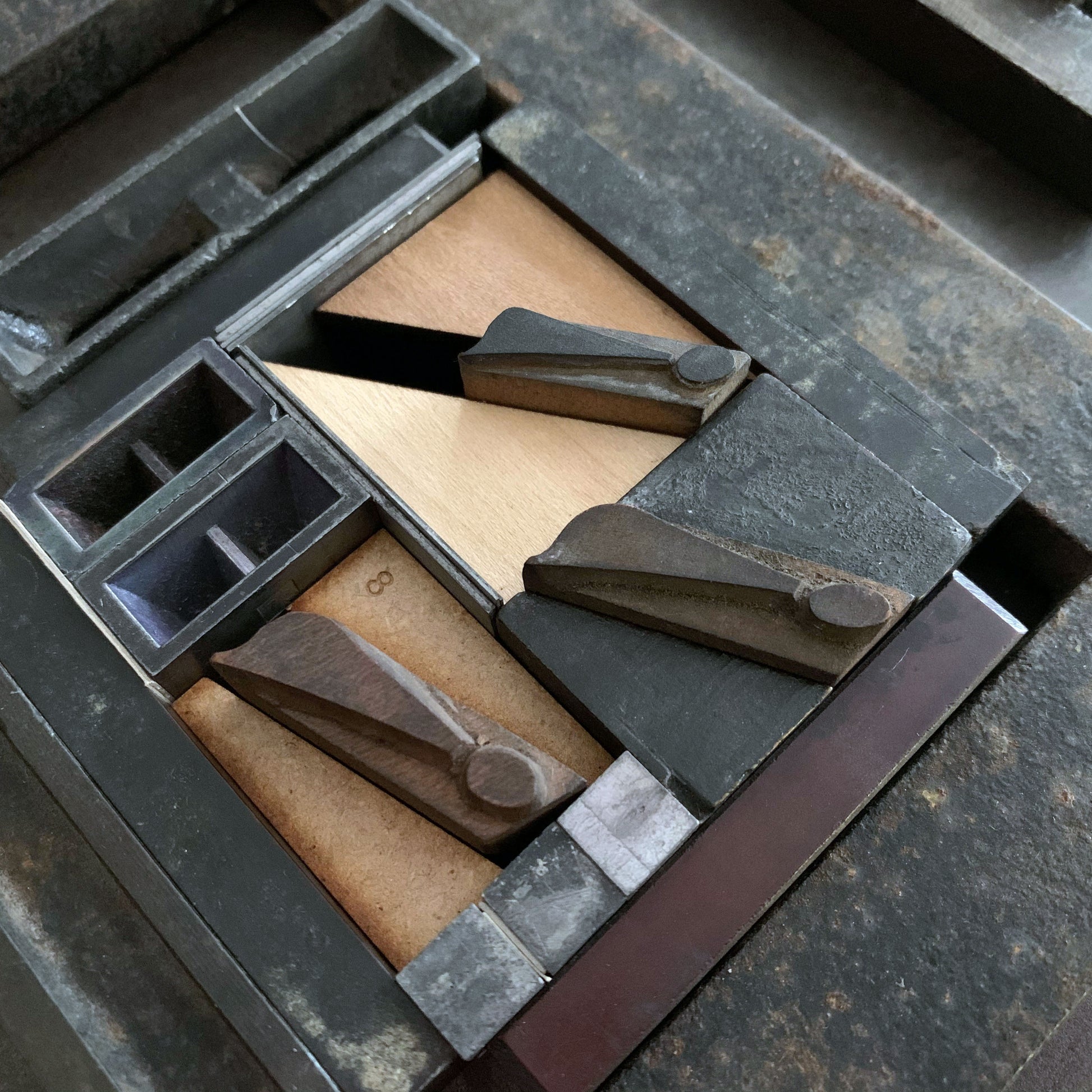 The Exclamatids letterpress print