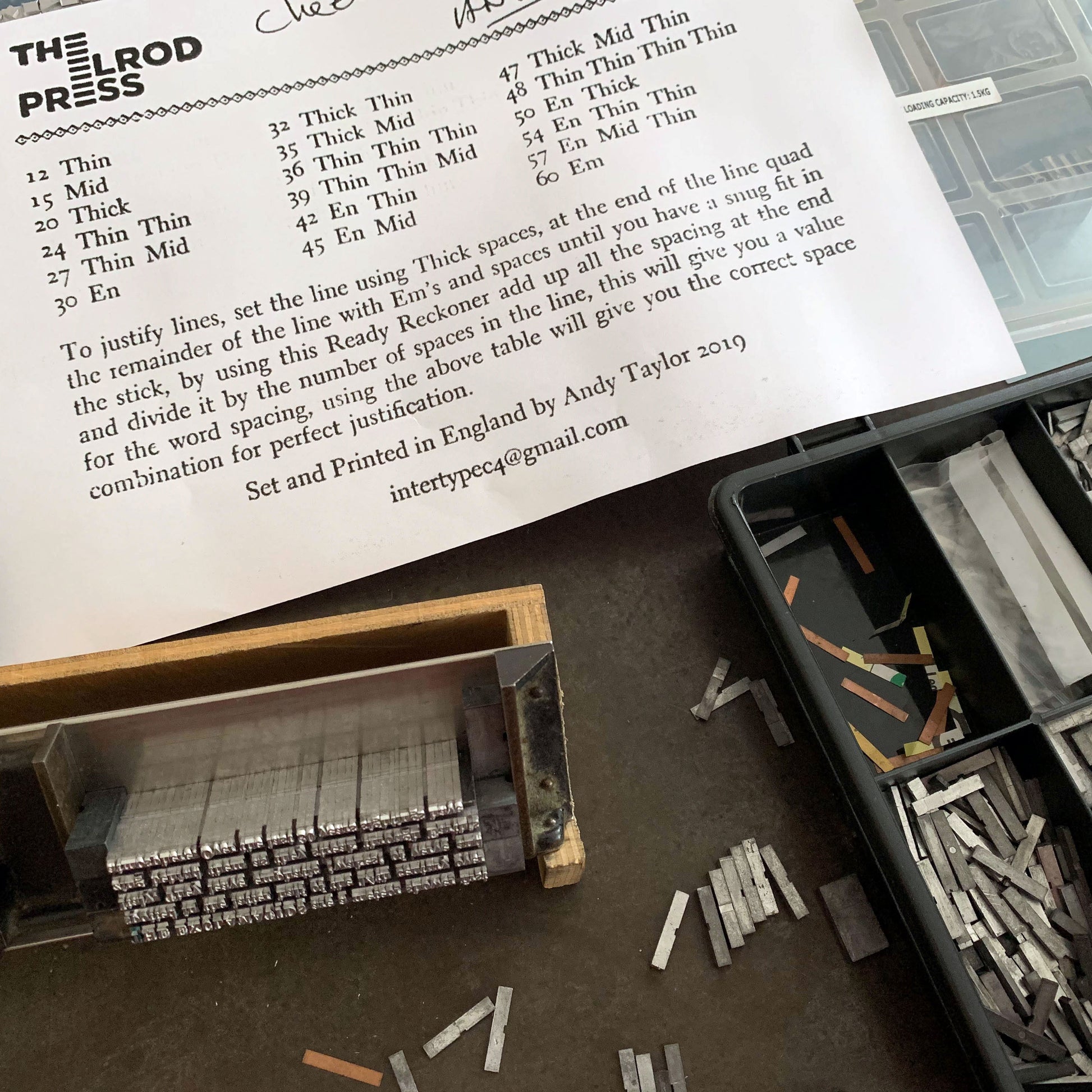 The Exclamatids letterpress print