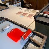 These Four Walls black and red A5 limited edition letterpress prints