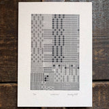 These Four Walls A5 limited edition letterpress prints