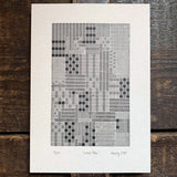 These Four Walls A5 limited edition letterpress prints