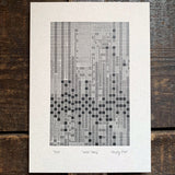These Four Walls A5 limited edition letterpress prints