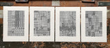 These Four Walls A5 limited edition letterpress prints