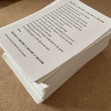 The Mayker’s Prayer letterpress print