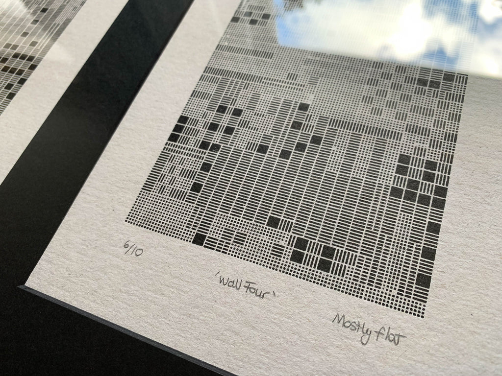 These Four Walls A5 limited edition letterpress prints