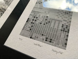 These Four Walls A5 limited edition letterpress prints