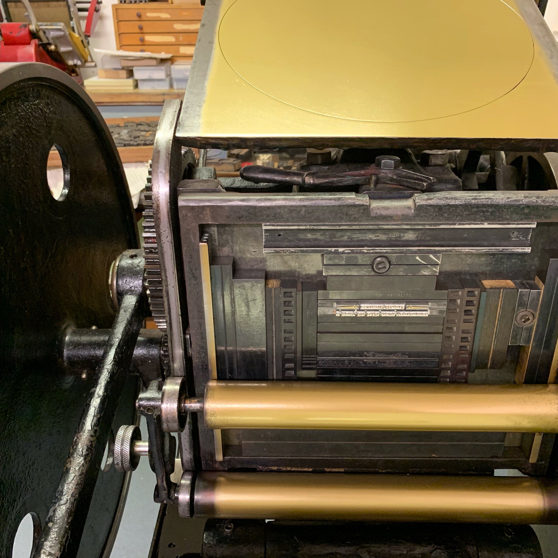 The End of the World is Neigh letterpress mini print