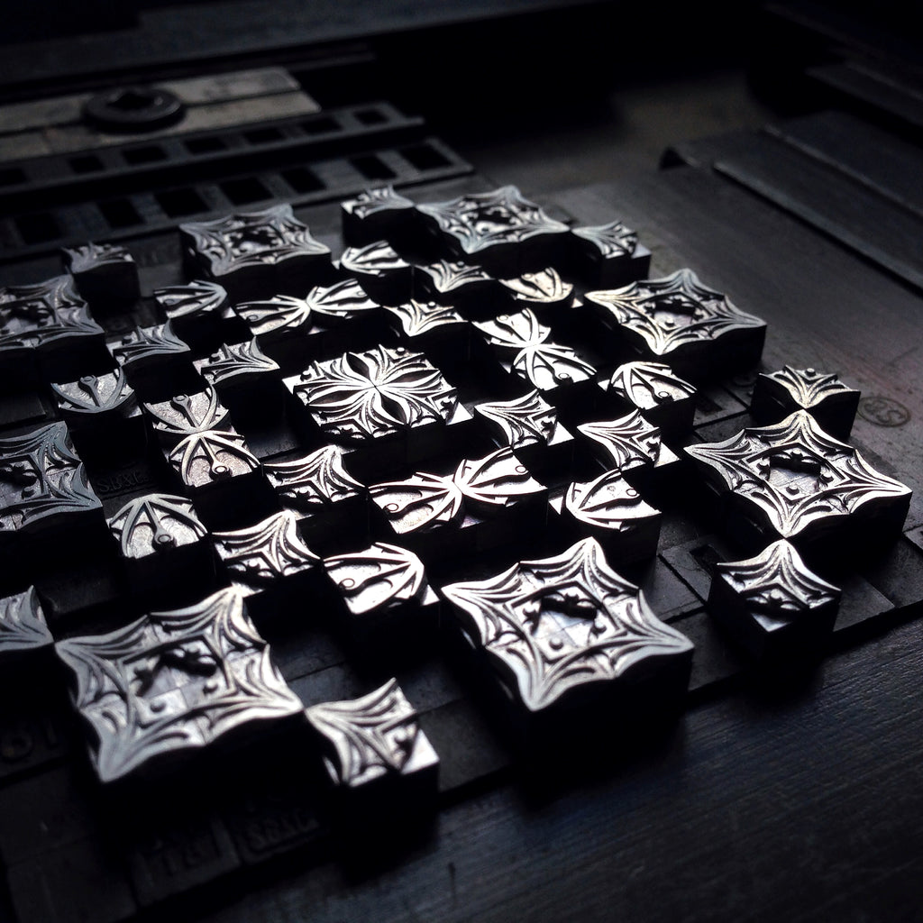 Glint ornamental design locked up ready to print