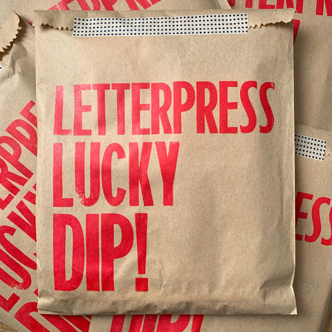 Letterpress Lucky Dip