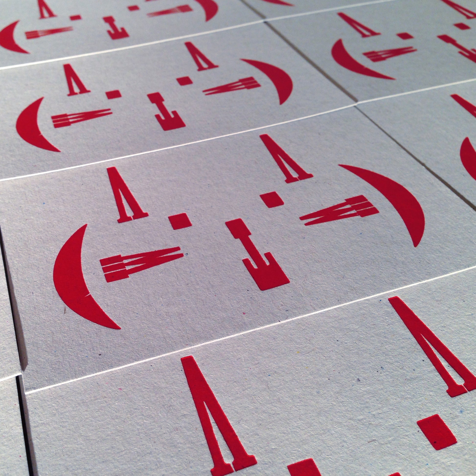 Miaow letterpress cat greeting card