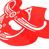 Ampersand linocut print