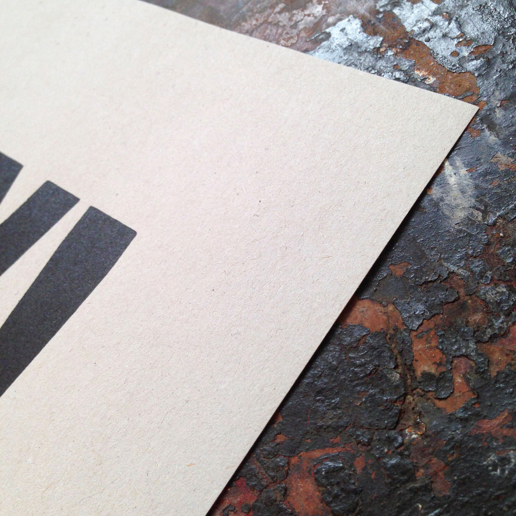 Boy! Bring me Gin A4 letterpress print