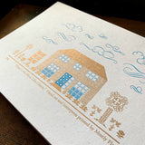 There's No Place Like Home A5 limited edition letterpress print