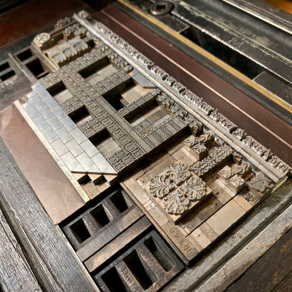 There's No Place Like Home A5 limited edition letterpress print
